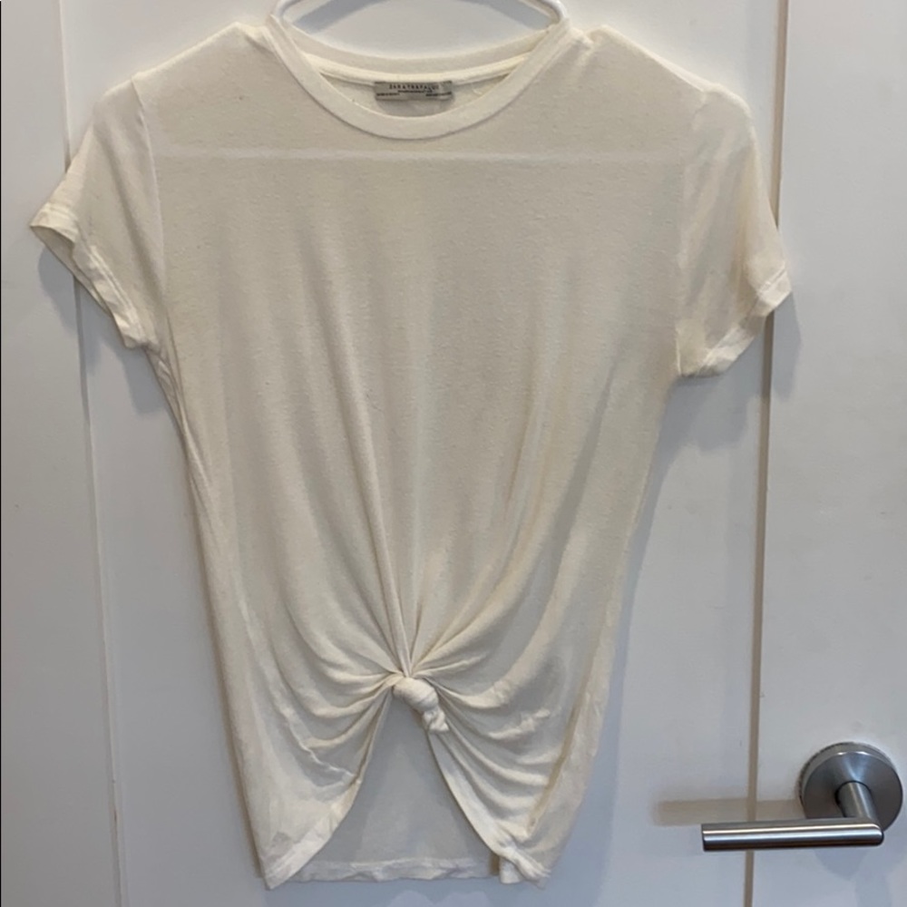 Zara Tie-Knot Tee